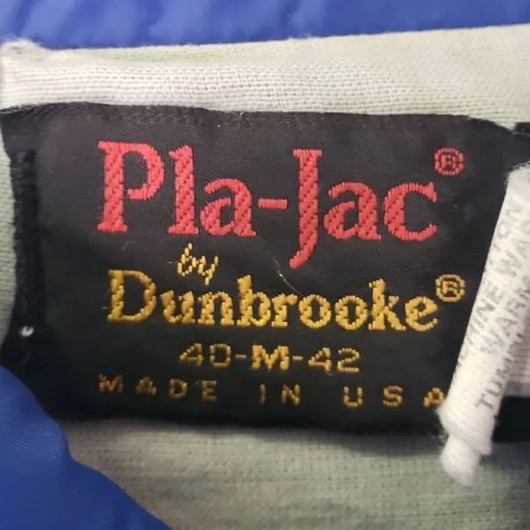 Vintage Pla-Jac by Dunbrooke Jacket Size 40-M-42 - Picture 3 of 3